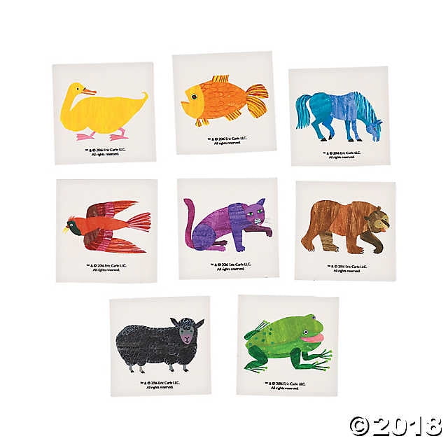 Eric Carle's Brown Bear, Brown Bear, What Do You See? Tattoos