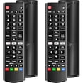 thumbnail image 1 of ccwmincc (Pack of 2) Universal Remote for LG Smart TV, Compatible with All LG TV Remote Control LCD LED OLED UHD HDTV 3D 4K Smart TV Models, Replacement Remote with Netflix Amazon Shortcuts Key, 1 of 1