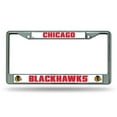 thumbnail image 2 of Chicago Blackhawks Chrome License Plate Frame, 2 of 2