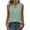 Army Green, variant on Laqbezok Women's Sleeveless Top, Striped & Plaid Henley Tank Top, Casual Split V-Neck Summer Shirt, Relaxed Fit Gingham Button Up Blouse