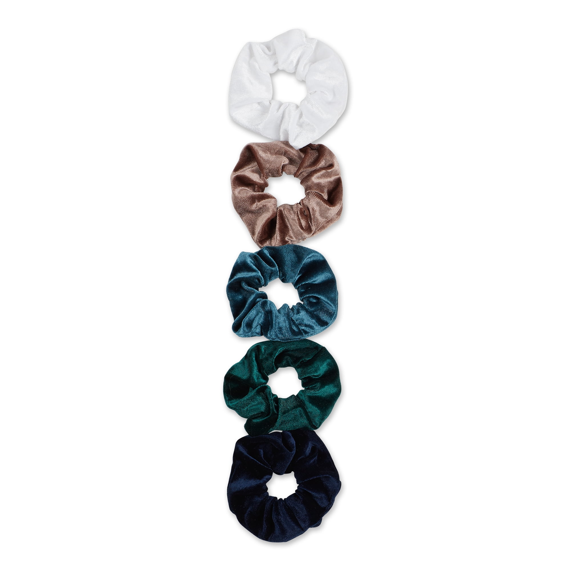 Hadley Wren Society Velvet Scrunchie 5-Piece Set