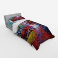 thumbnail image 3 of Ambesonne Colorful Bedding Set 4 Pcs, Trees Park Fall Autumn, Queen, Multicolor, 3 of 3