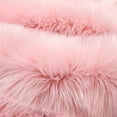 thumbnail image 7 of FUDAKUNA Modern Soft and Comfortable Shag Pile Pink Solid Print Area Rugs, 24 x 36 Inch, Non-Slip Backing, 7 of 7