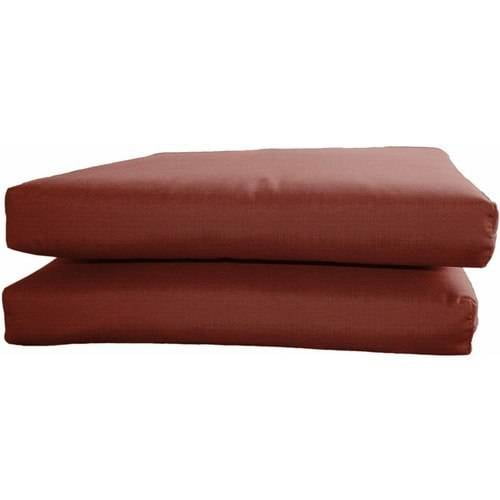 Sunbrella Designer Knife Edge Seat Cushions, Set of 2