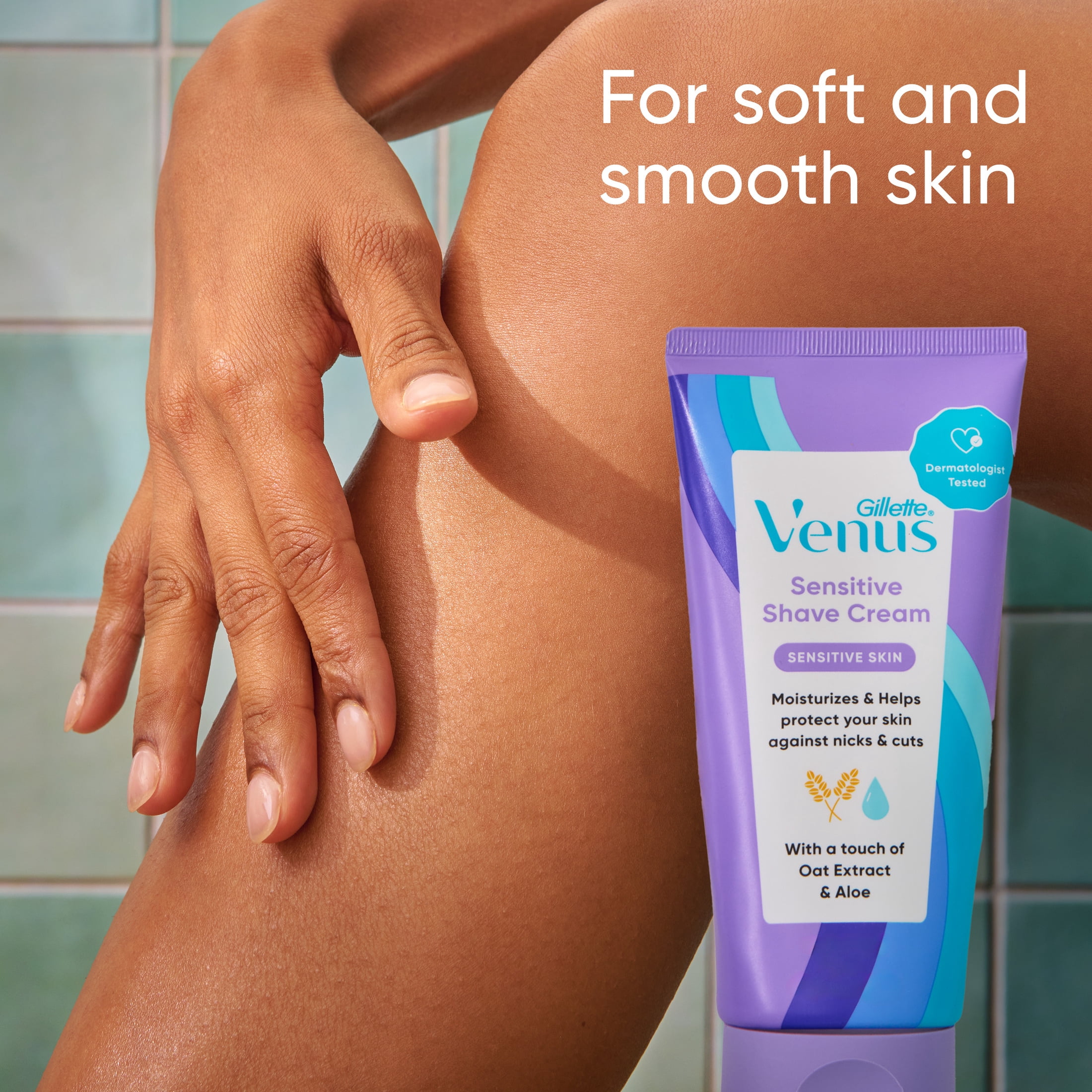 Gillette Venus Summer Surf Sensitive Shave Cream, 6 fl oz