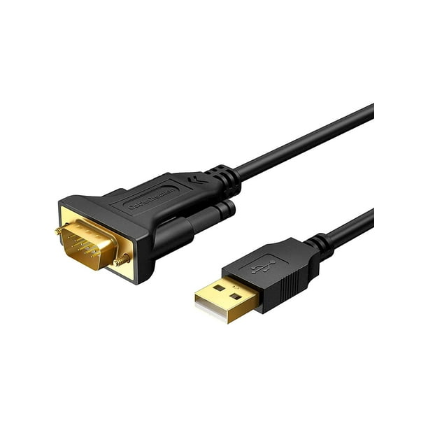 3.3 Feet USB to RS232 Cable Prolific PL2303 Chip, DB9 Adapter for 10, 8.1, 8,7, - Walmart.com