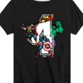 thumbnail image 3 of Marvel The Avengers - Birthday 4 - Toddler And Youth Short Sleeve Graphic T-Shirt, 3 of 5