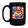 thumbnail image 2 of Patriotic Persian Celebrates 4th of July Mug Cat Lover Kitten Owner Gifts Coffee Tea Cup - 02009, 2 of 4