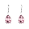 thumbnail image 1 of Arete para Mujer con Cristal Swarovski  en Forma de Gota – Bañado en Rodio– Arete Elegante y Brillante, Aretes de Mujer de Moda– Joyería para Mujer de Moda– Regalo especial Ortiz Espinosa Temporada, 1 of 2