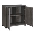 thumbnail image 3 of Filch Wooden 2-door Accent Cabinet Weathered Grey, 3 of 6