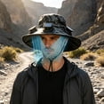 thumbnail image 4 of BingTong 3-in-1 Hands-Free Solar Fan Hat,Wide Brim Sun Hat With 3 Solars Fan,UPF 50+ Removable&Type-C Charge,Outdoor Cooling Fisherman Hat For Fishing Cycling Garden D, 4 of 7