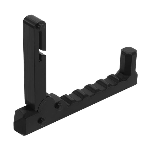 LOLIPPYY Lightweight Black Bow Holder Strap for Tree Stands with Foldable Design and Quiet Bow Support Accessory