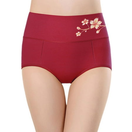 

Dcastle Promotion!Women s Large Size Underwear With High Waist And Closed Abdomen Light And Breathable Available in Multiple Colors