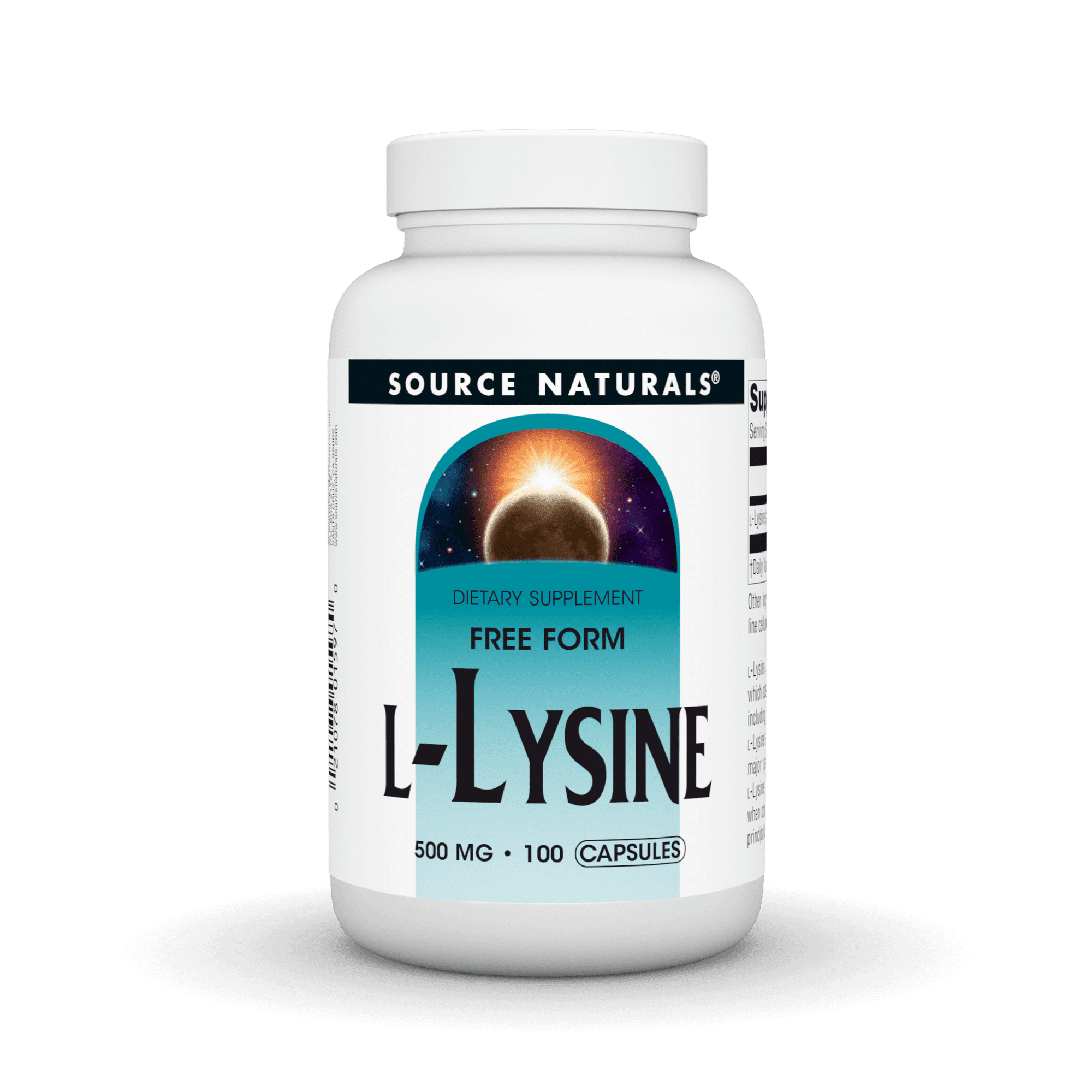ソースナチュラルズ L-リジン 500mg 100粒 カプセル Source Naturals L-Lysine 500mg 100Capsules お取り寄せ