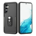 thumbnail image 4 of Xhy Samsung Galaxy A54 5G Case with Screen and Lens Protector Magnetic Ring Kickstand Military Grade Double Layer Drop Protection Rugged Detachable for Galaxy A54 5G Phone - Black, 4 of 4