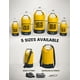 thumbnail image 2 of Mochila impermeable Lamicall Dry Bag de 20 litros con funda para teléfono, color amarillo, 2 of 7