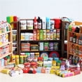 thumbnail image 4 of Estante de supermercado en miniatura para casa de muñecas a escala 1:6, minicomida, refrigerio y bebida para muñecas Blyth BJD, accesorios de juguete, 4 of 5
