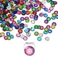 thumbnail image 2 of Loose Sequins 6MM Laser Sequins 2400Pcs Cup Sequins Embroidery Sequins for Jewelry Making Crafts Sewing,Multicolored, 2 of 5
