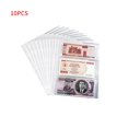 thumbnail image 4 of Naiovety 10 Uds. De billetes de dinero, papel, dinero, página de álbum, fundas de soporte para coleccionar, hoja de hojas sueltas de 3 ranuras, Decoración del hogar Naiovety HA022674-00, 4 of 6