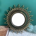 thumbnail image 7 of GJX Wall Mirrors Decorative,Room Decoration Hanging Mirror,Flexible Frame Decorative Mirror,Swipe Gold, 7 of 7