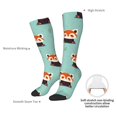 thumbnail image 6 of Salouo Fox Print Women's Men's Ankle Socks 1-pack Casual Athletic Socks for Unisex Adult Moisture-Wicking Socks for Daily Wear/Running/Sport, 6 of 8
