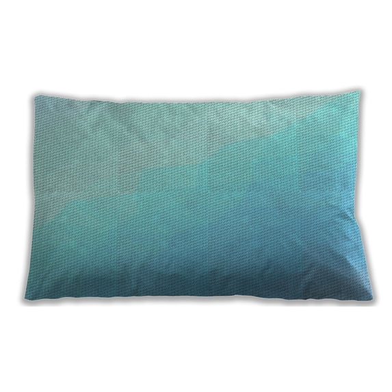 Ahgly Company Outdoor Rectangular Contemporary Lumbar Throw Pillow, 13 inch by 19 inch