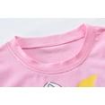 thumbnail image 5 of Little Hand Toddler Girl Pajamas Set Cat Summer Kids Pjs Cotton Sleepwear 3T, 5 of 7