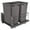 Orion Gray, variant on Rev-A-Shelf 35 Quart Pullout Waste Container Trash Can w/ Soft-Close Slides