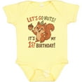 thumbnail image 3 of Inktastic 1st Birthday Squirrel Let's Go Nuts Party Theme Boys or Girls Baby Bodysuit, 3 of 5