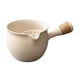 thumbnail image 3 of Tetera de cerámica china, tetera con colador de té, jarra de leche, tetera de porcelana Grande Blanco, 3 of 9