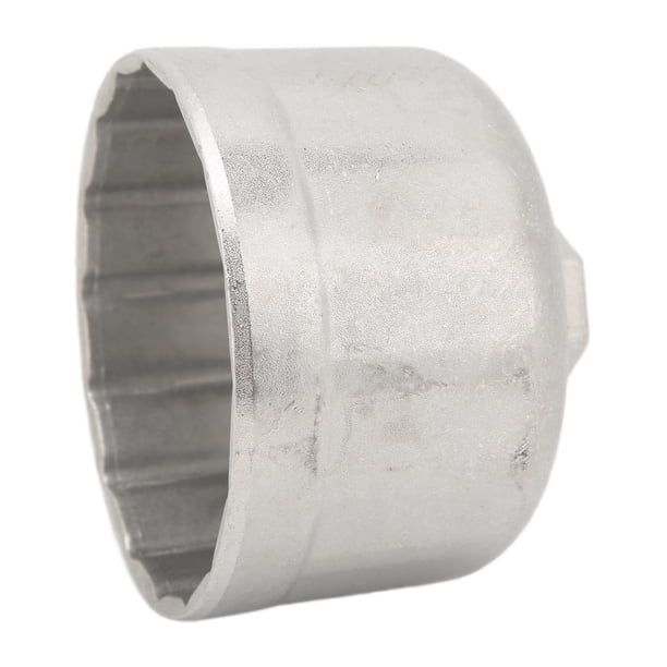 Llave para filtro de aceite, 86 mm/3,39 pulgadas, llave para filtro de aceite, dado para filtro de combustible, herramienta para quitar el filtro de aceite, resistente y robusta