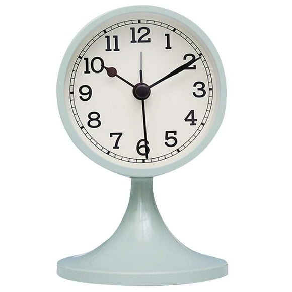 Danse Jupe Réveil Rond 3 Pouces Quartz Analogique Silencieux Horloge de Bureau pour Chambre