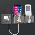thumbnail image 3 of Manunclaims Wall-Mounted Phone Holder Electronic Stand with Adhesive, Black, 3 of 6