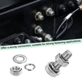 thumbnail image 4 of Uxcell 4-Pack Hex Head Screw Bolt with Nuts Flat & Lock Washers M10x30mm, 4 of 6