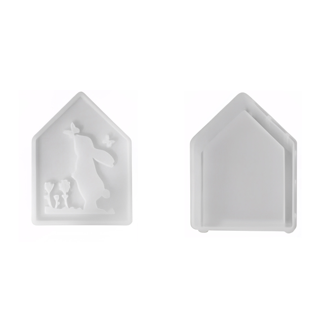 Molde Bricolaje Atmósfera Conejito Silicona para Pascua (mariposa Beso Conejo)