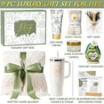 thumbnail image 2 of Birthday Gifts Baskets for Women, Get Well Soon Spa Care Package w/ Knitted Blanket 40 OZ Tumbler, Relaxing Sympathy Gift Baskets for Mother's Day (Beige), 2 of 9