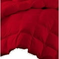 thumbnail image 3 of DNG Creations 5 Piece Pom Pom Box Design Comforter 550 GSM All Season White Vintage Pom-Pom Fringe ( Twin/Twin XL Size ) 100% Egyptian Cotton, Solid Red Colour, 3 of 5