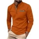 thumbnail image 2 of Blusa y camisa de manga larga con cuello alto para hombre, informal, con botones, estampada, de poliéster., 2 of 6