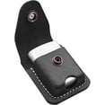 thumbnail image 3 of Handmade Fliptop Leather Lighter Pouch Holder Case with Pocket Belt Loop, 3 of 7