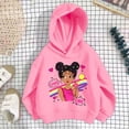 thumbnail image 2 of WAYUTE Sweatshirts for Girls Kids Child Long Sleeve Cartoon Graphic Hoodies Lightweight Fashion Versatile Fall Outfits Casual Dailywear,Clear,Size 8-9 Y, 2 of 4