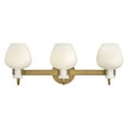 thumbnail image 3 of Sylvie 3 - Light Heritage Brass Brass Mid Century Modern - LED Steel Wall Sconce, 3 of 14