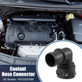 thumbnail image 2 of Unique Bargains 2pcs Engine Coolant Hose Connector for Audi A3 2.0L A/T Quattro Base Hatchback 2010-2013 No.1K0122291BM, 2 of 7