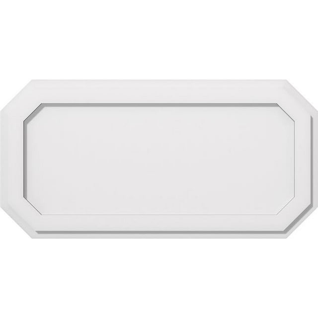 Ekena Millwork CMP30X15ED 15 x 30 in. Rectangle Emerald Architectural Grade PVC Contemporary Ceiling Medallion