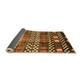 thumbnail image 2 of Ahgly Company Indoor Rectangle Abstract Orange Modern Area Rugs, 7' x 10', 2 of 4