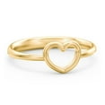 thumbnail image 1 of Open Heart Ring, 1 of 7