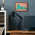 thumbnail image 3 of Stupell Industries Cyan Pink Tiger Design Graphic Art Black Framed Art Print Wall Art, 16x20, by Karen Dreyfus, 3 of 7