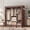 Coffee - colored, variant on LISHBIE Portable Closet, Portable Wardrobe for Hanging Clothes, with 3 Hanging Rods, 6 Storage Shelves and 18 Side Pockets, Black Closet, Easy to Assemble, Sturdy and Stable