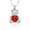 Red, variant on Crystal Teddy Bear Cremation Jewelry Ashes Necklace for Ashes With Birthstone Funeral Memorial Pendant Keepsake Cremation Jewelry for Ashes for Pet/Human