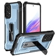 thumbnail image 1 of Rugged Hybrid Case for Samsung Galaxy A23 5G,Heavy Duty Armor Protection with Metal Hidden Kickstand Shockproof Anti-Scratch Case,Black, 1 of 8
