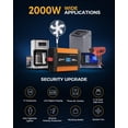 thumbnail image 4 of Inversor de corriente Ampeak 2000W DC 12V a AC 120V 3AC, 4 of 8